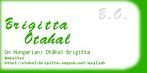 brigitta otahal business card